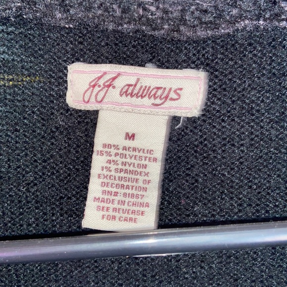 Black Knit Cardigan - Picture 4 of 4